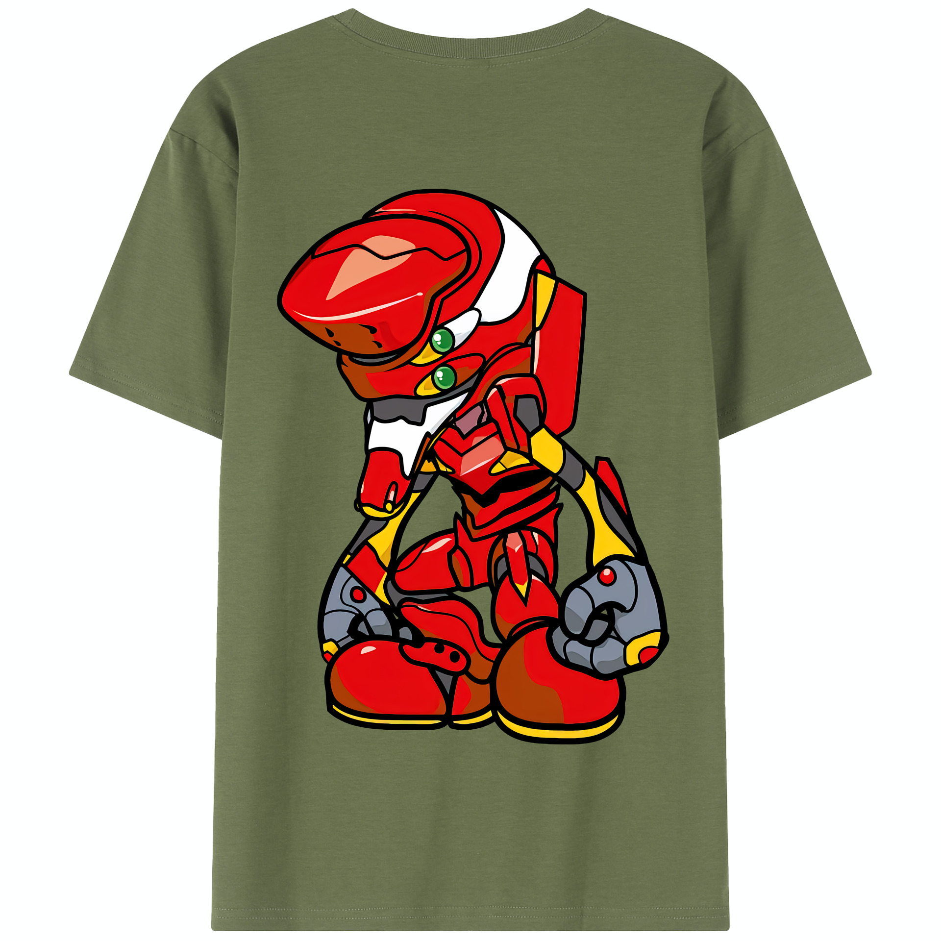 （画像用） EVA 新世紀エヴァンゲリオン 綿100％半袖Tシャツ（背面プリント）